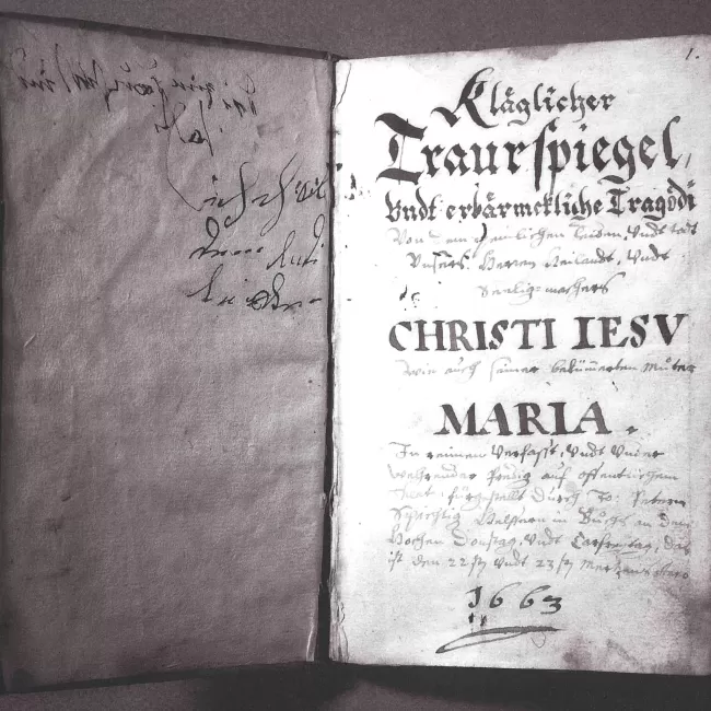 1663 Trauerspiel quadratisch